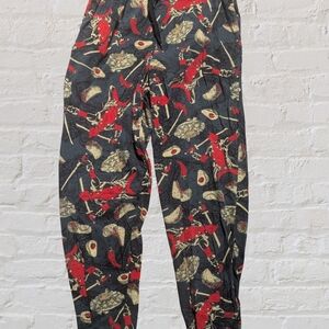 Marvel Graphic Pants with Black, Red, Pink and Cream Details